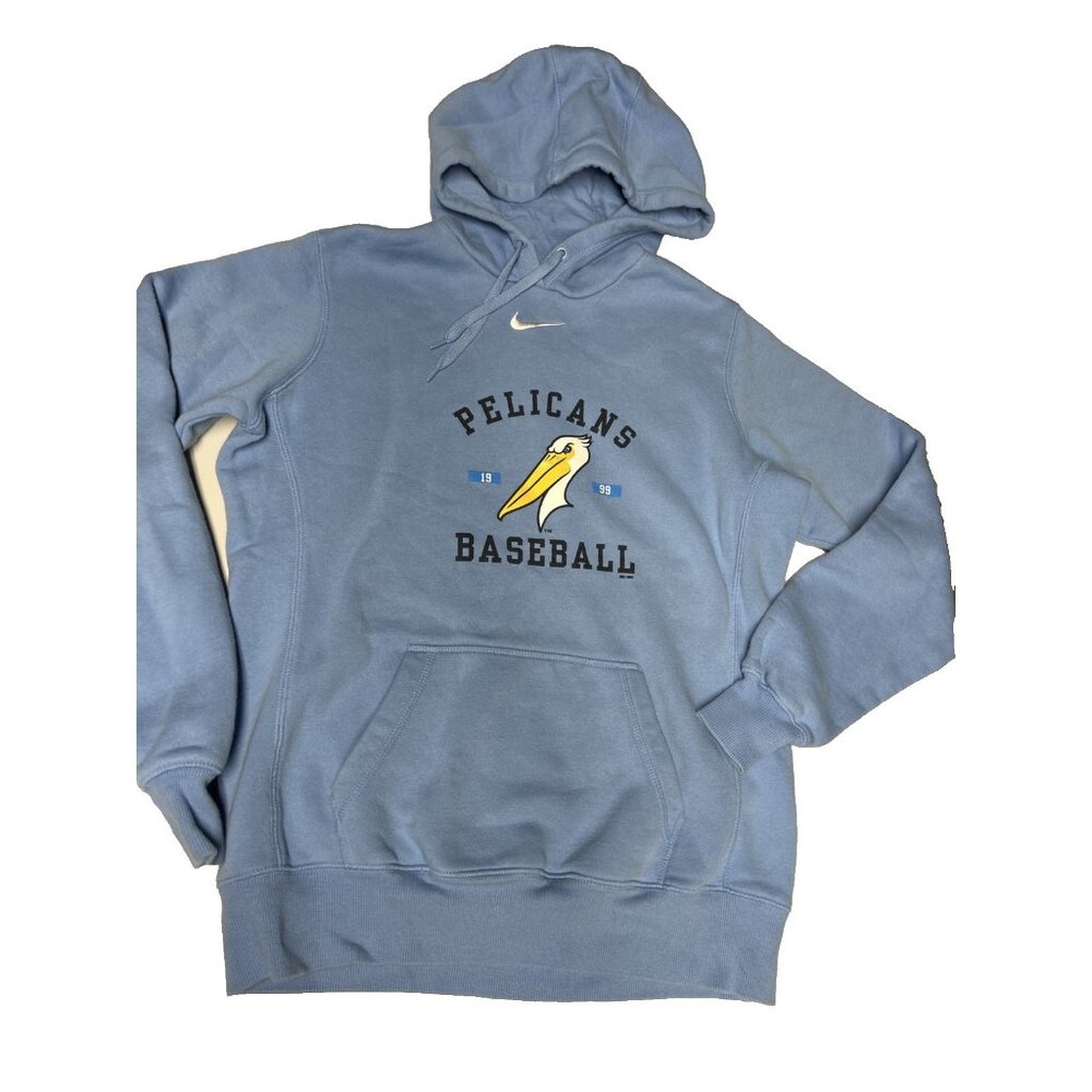 Nike Hoodie Sweatshirt Myrtle Beach Pelicans Baseball 1999 Center Swoosh